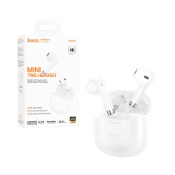 Hoco True Wireless Earbuds EW201 Graceful Midnight Frost White